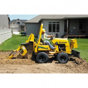 Vermeer RT450 Ride-on tractor w/ optional trencher and plow.
