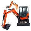 Kubota Zero Tail Swing Excavator With Cab, Thumb